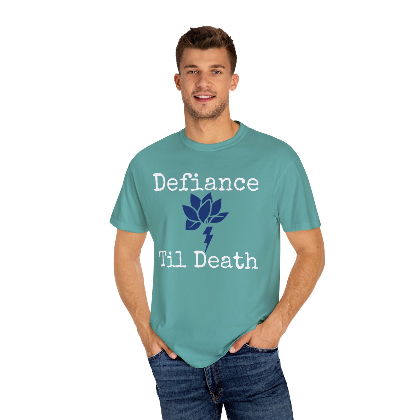 Unisex Garment-Dyed T-Shirt - National Resistance Council Design