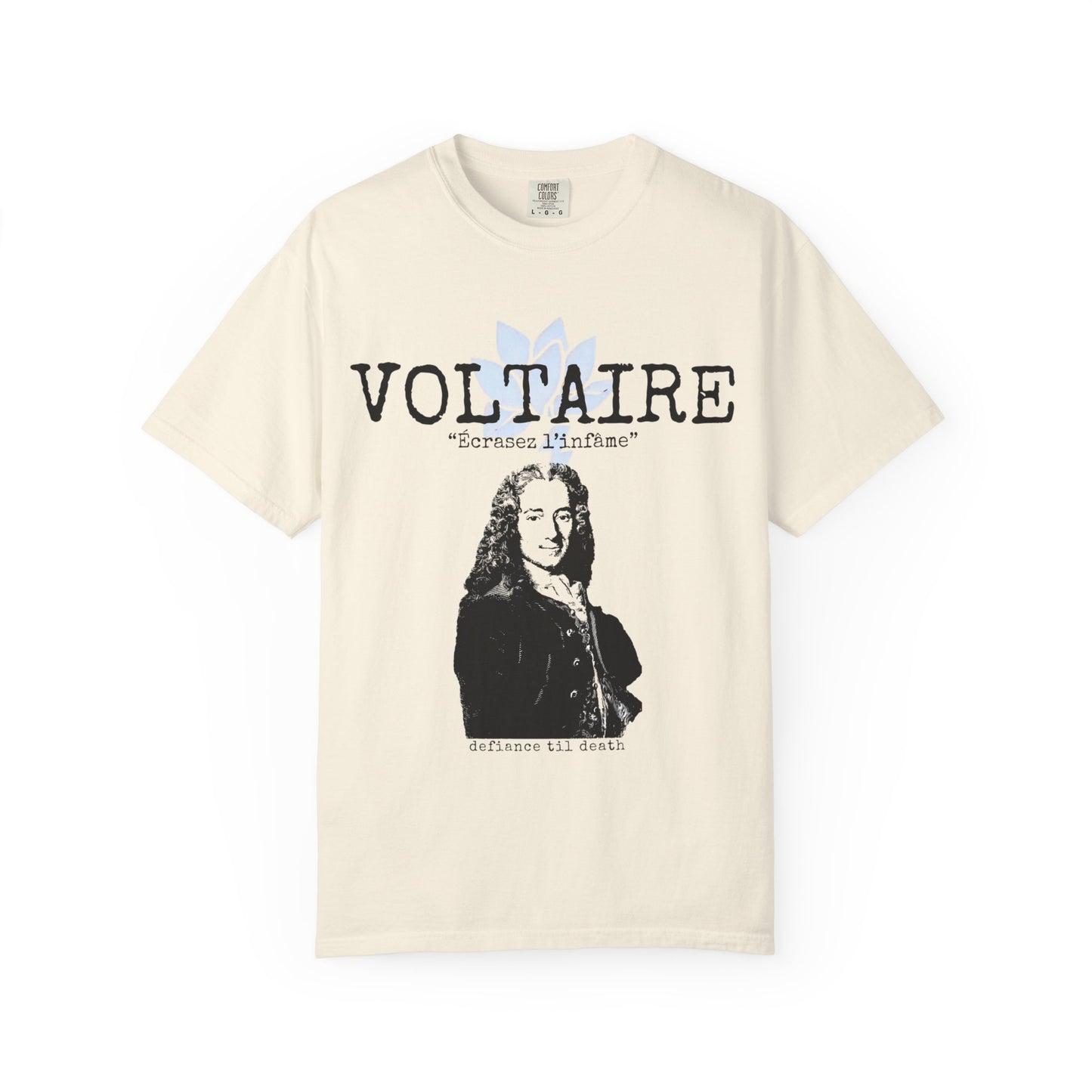 Voltaire Quote Unisex T-Shirt - Artistic Philosophy Tee for Literary Enthusiasts