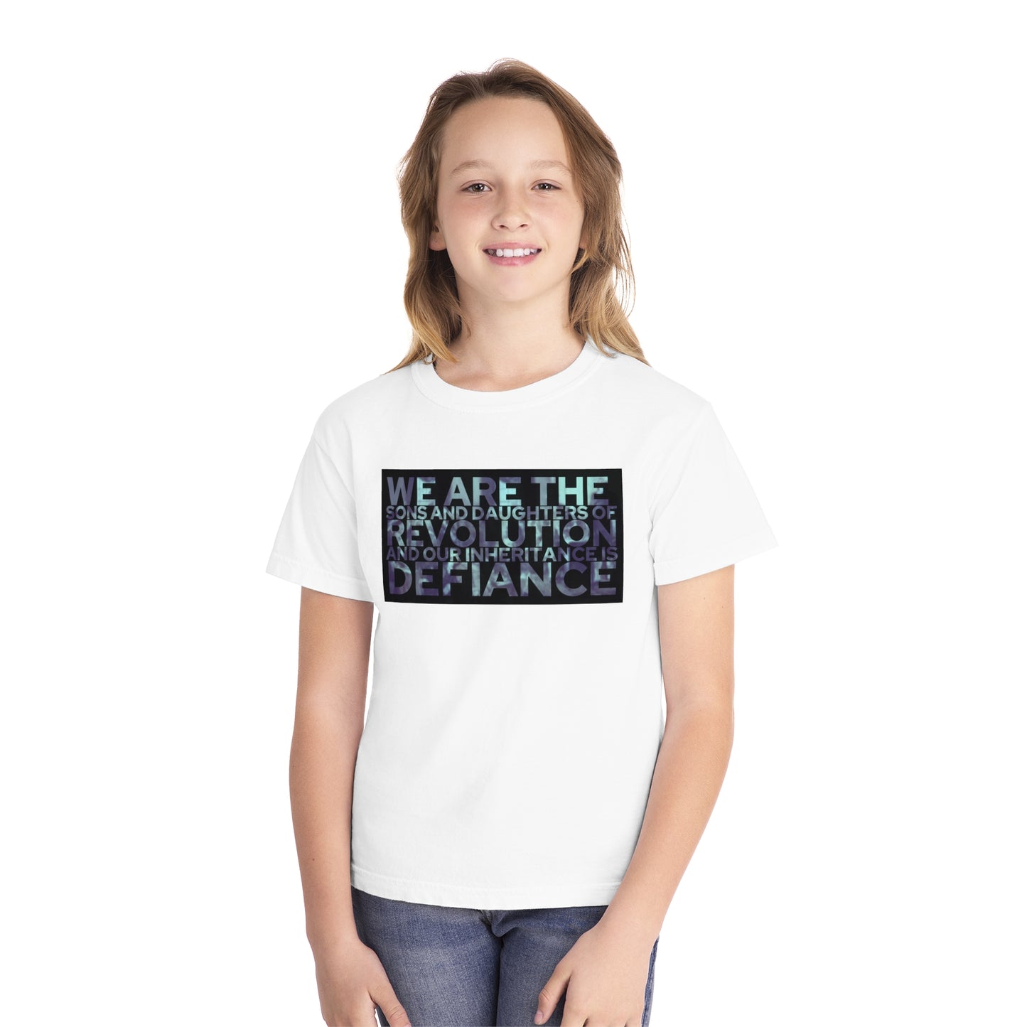 Youth Midweight Tee - Sons and Daughters of Revolution - Defiance Graphic Shirt
