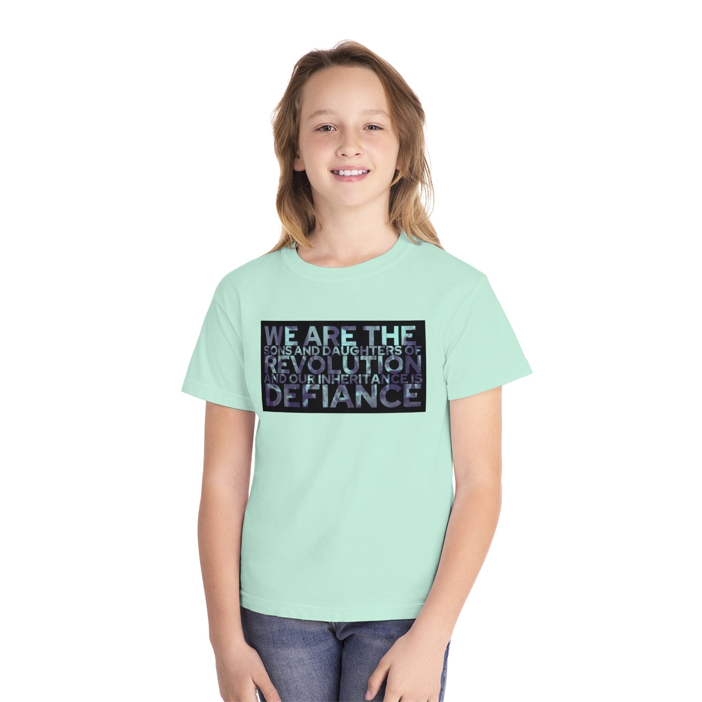 Youth Midweight Tee - Sons and Daughters of Revolution - Defiance Graphic Shirt