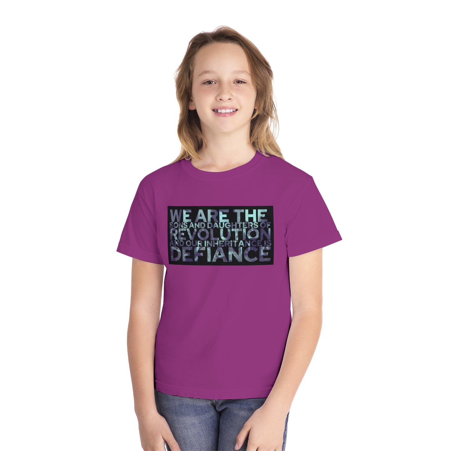 Youth Midweight Tee - Sons and Daughters of Revolution - Defiance Graphic Shirt