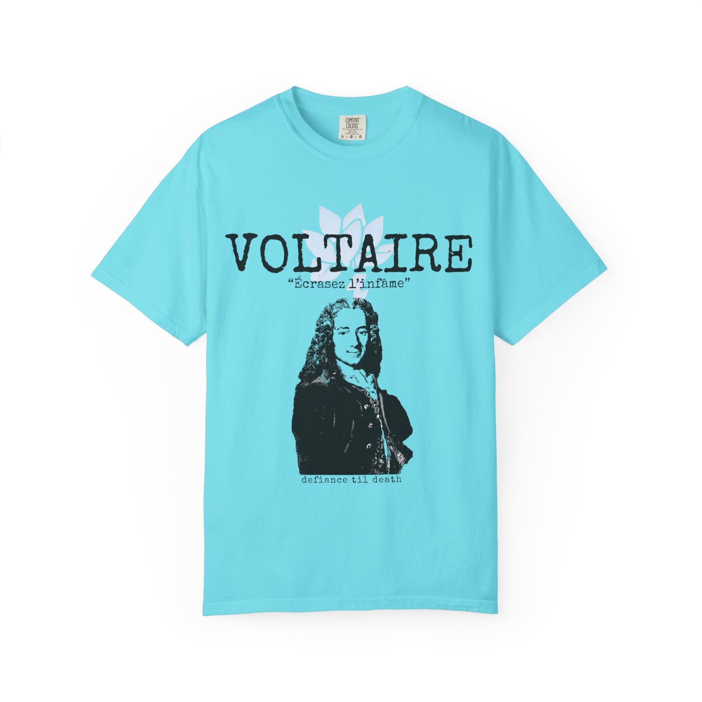Voltaire Quote Unisex T-Shirt - Artistic Philosophy Tee for Literary Enthusiasts