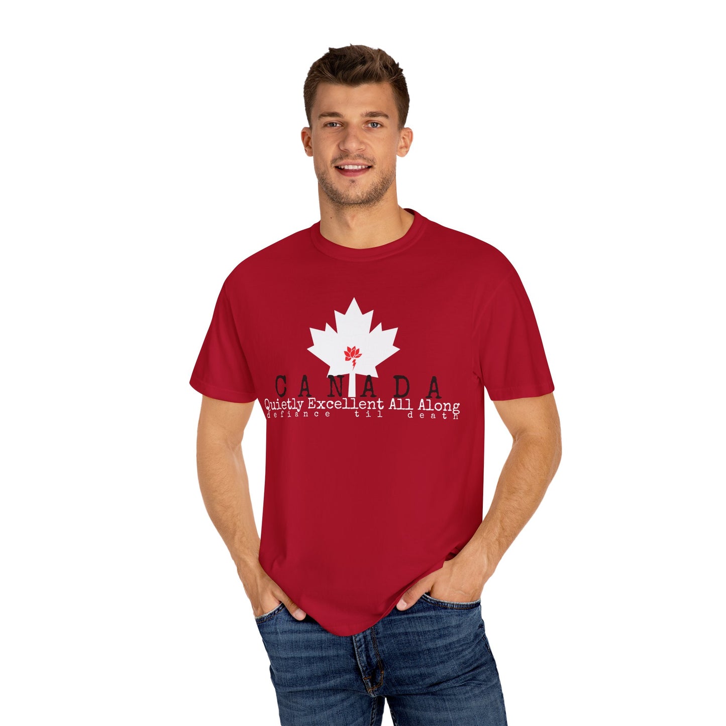 Canada Defiance T-shirt | Garment-Dyed Unisex Tee