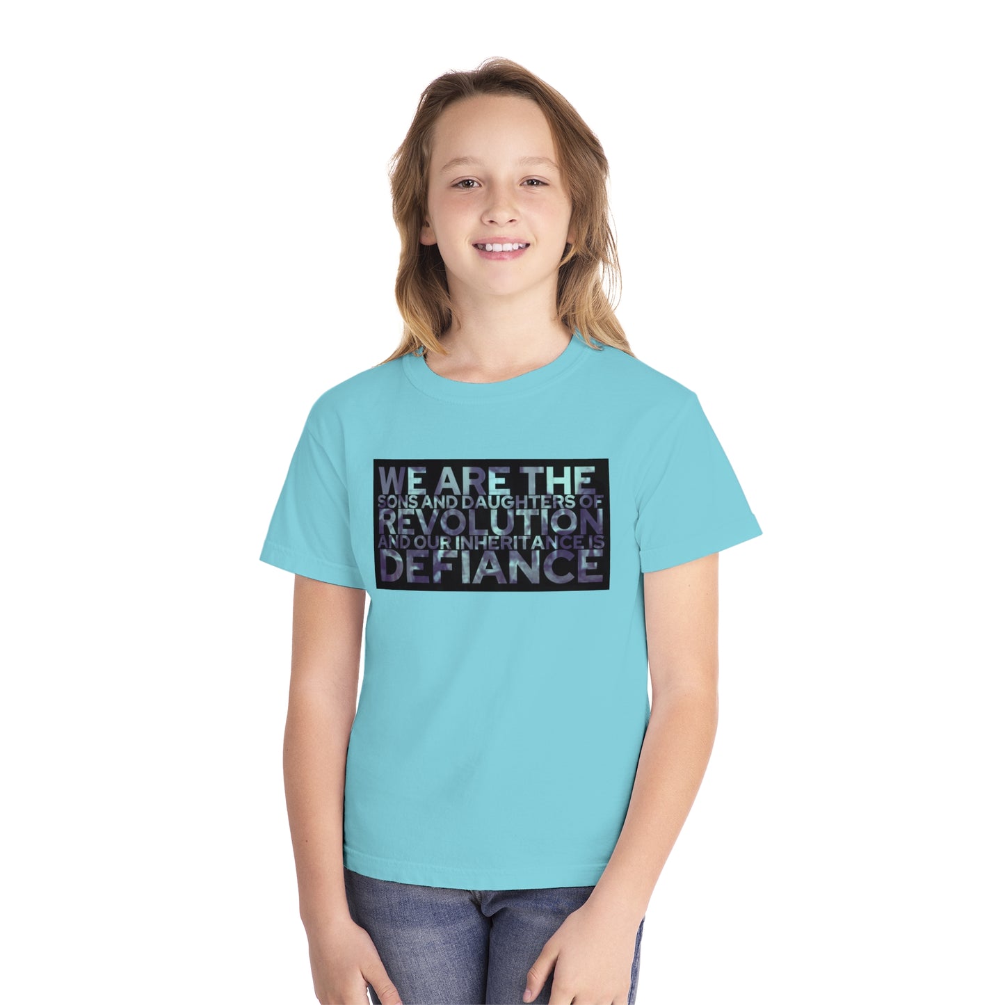 Youth Midweight Tee - Sons and Daughters of Revolution - Defiance Graphic Shirt