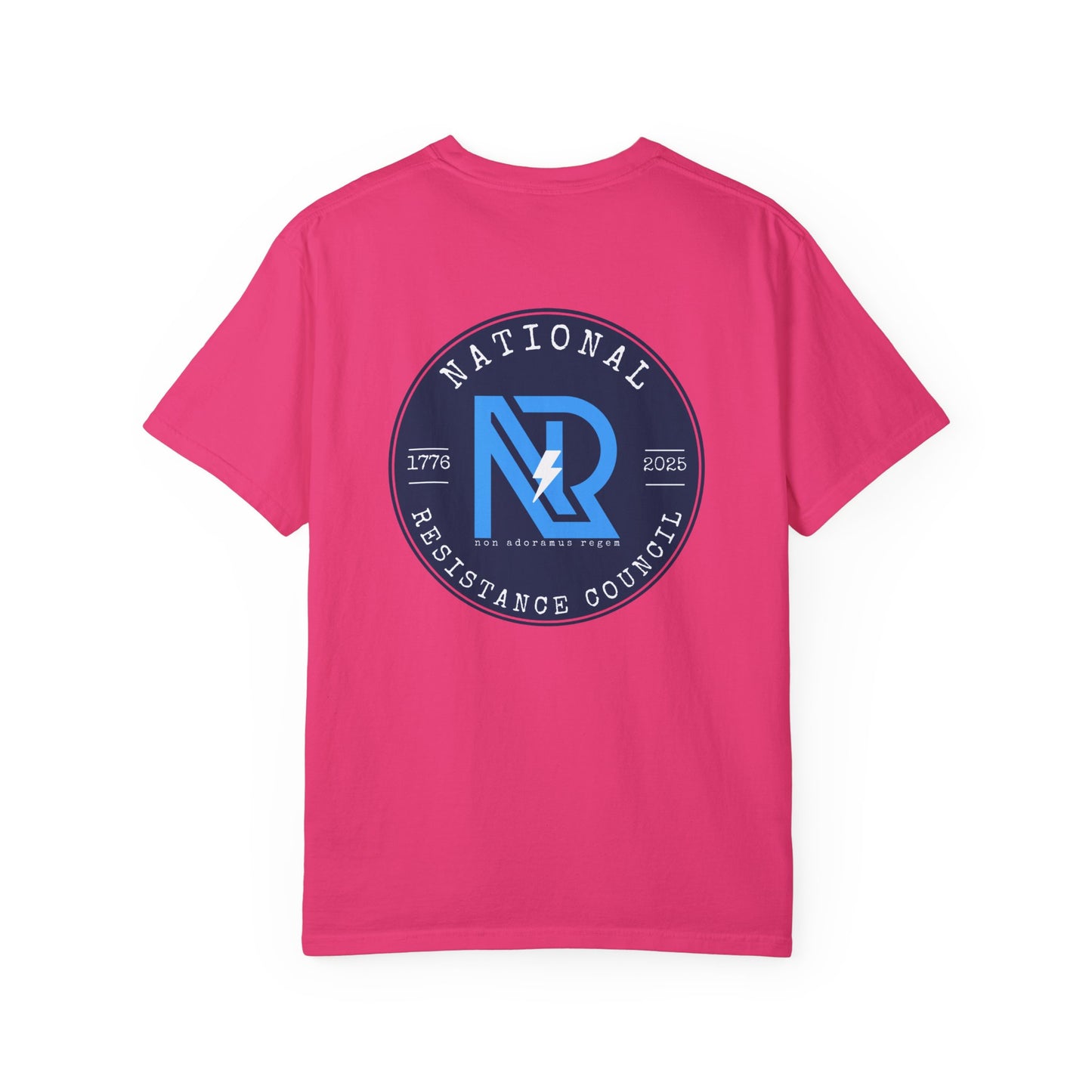 Unisex Garment-Dyed T-Shirt - National Resistance Council Design