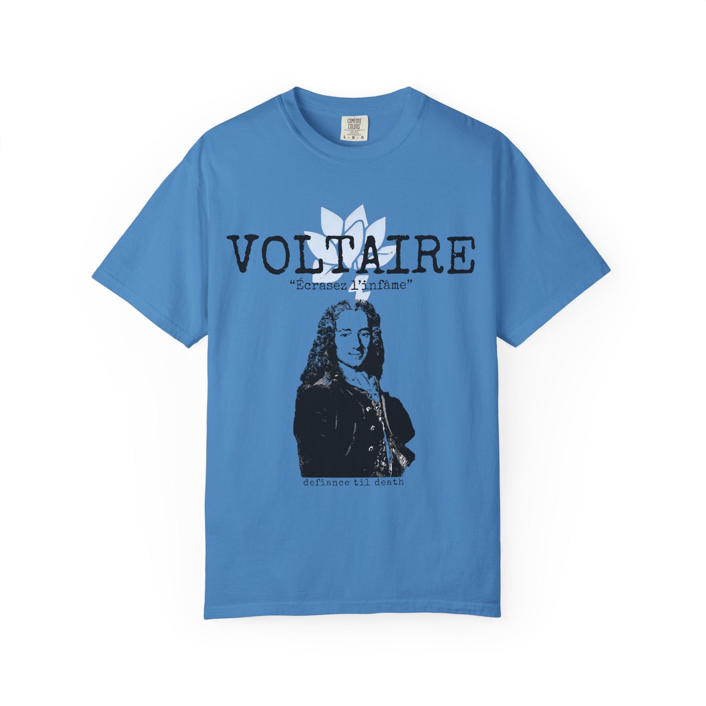 Voltaire Quote Unisex T-Shirt - Artistic Philosophy Tee for Literary Enthusiasts