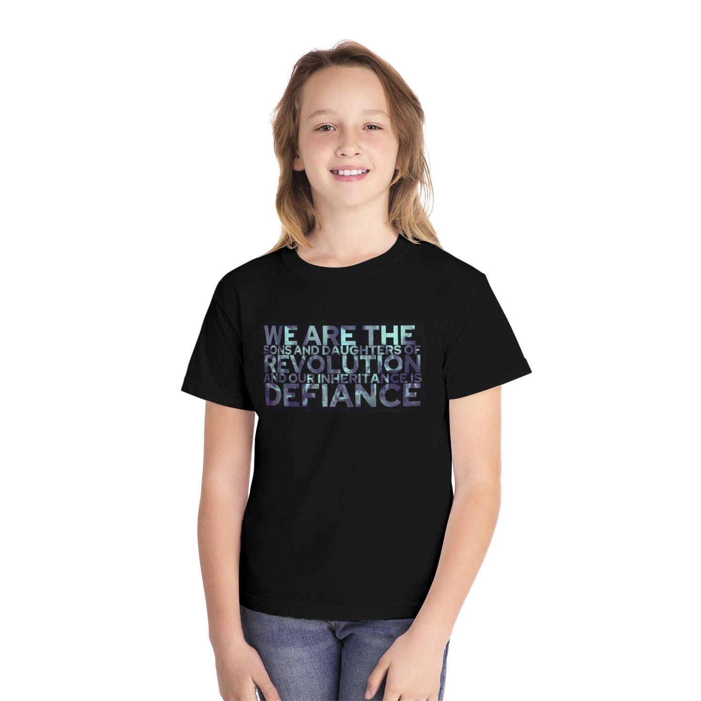Youth Midweight Tee - Sons and Daughters of Revolution - Defiance Graphic Shirt