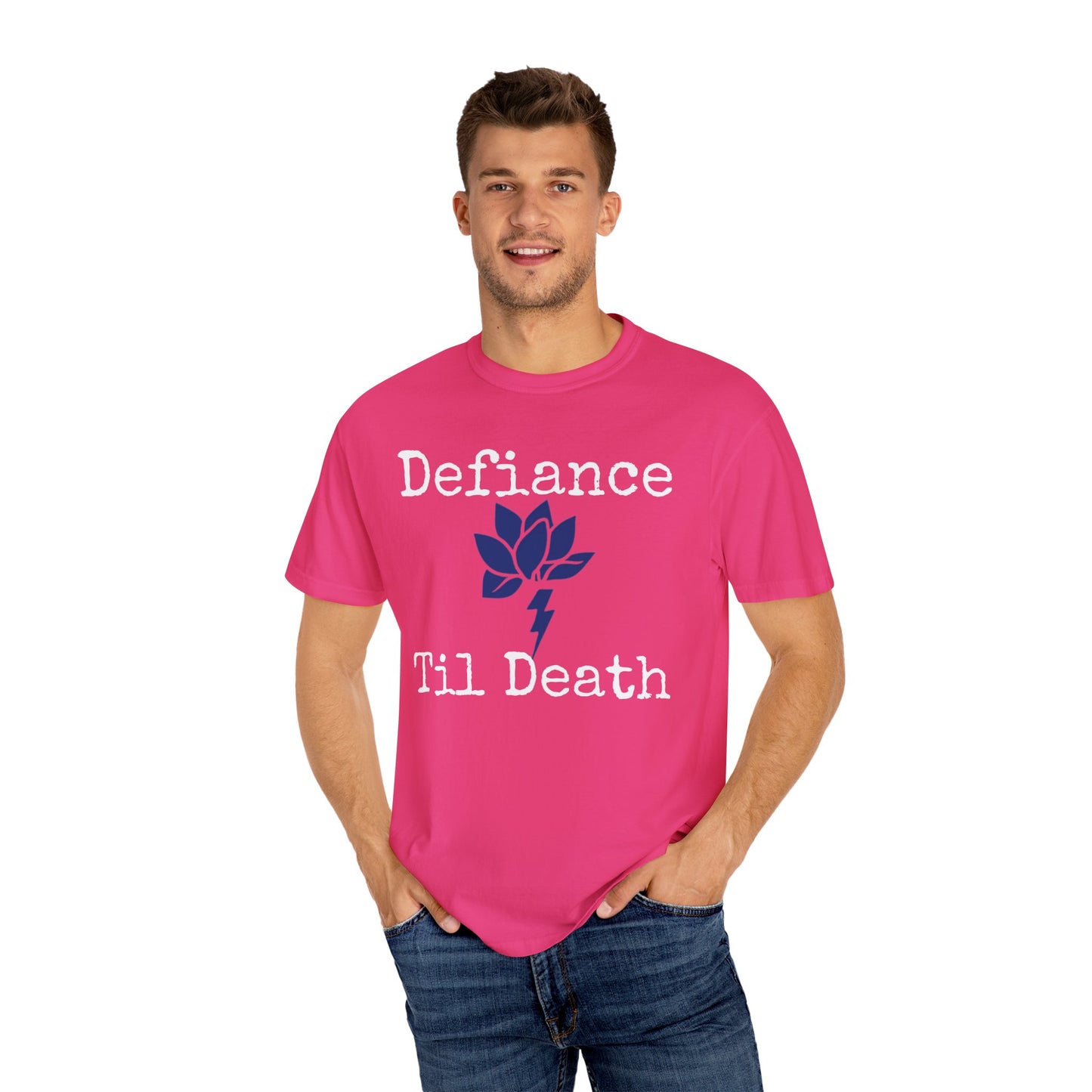 Unisex Garment-Dyed T-Shirt - National Resistance Council Design