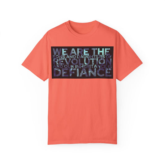 Defiance Revolution Unisex T-Shirt - Statement Tee for Activists