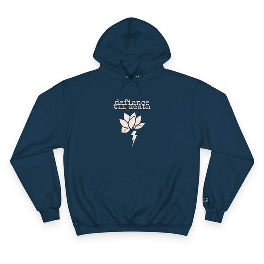 Defiant Lotus Champion Hoodie - Embrace Strength and Resilience