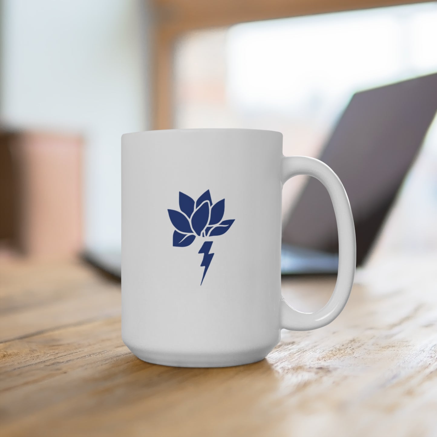 Magnolia & Lightning Bolt Coffee Mug - 15oz