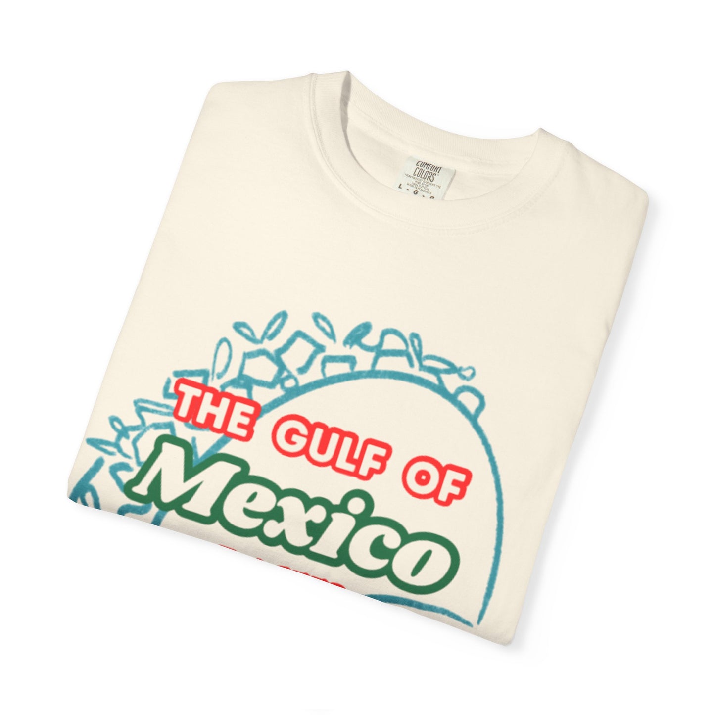 Gulf of Mexico Graphic Tee, Beach T-Shirt, Unisex Summer Shirt, Vacation Top, Ocean-Inspired Apparel, Seashell Print Clothing
