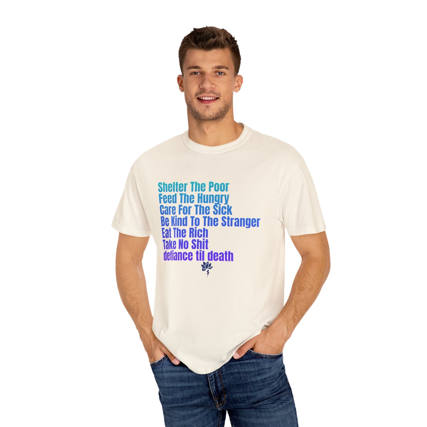 Thoughtful Message T-Shirt, Unisex Tee for Awareness, Gift for Activists, Casual Wear, Comfortable Cotton Shirt