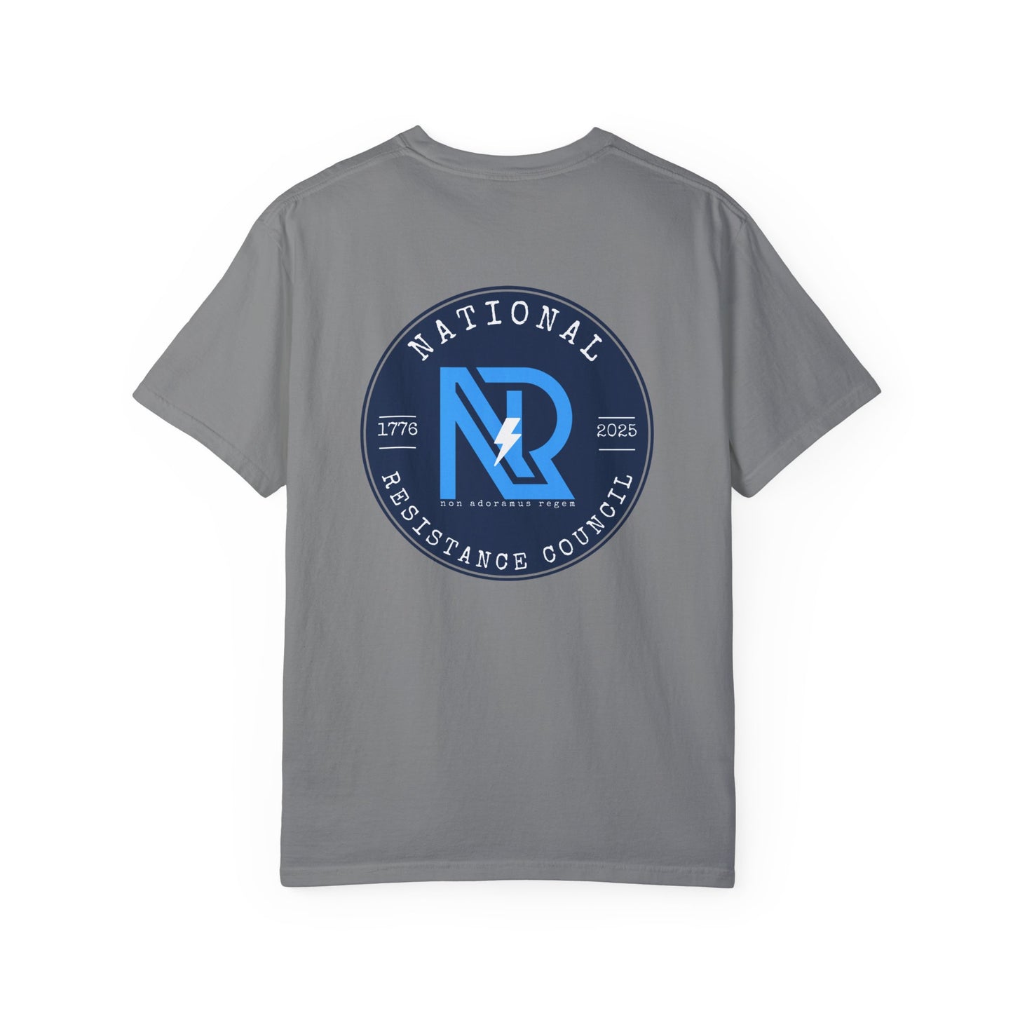 Unisex Garment-Dyed T-Shirt - National Resistance Council Design