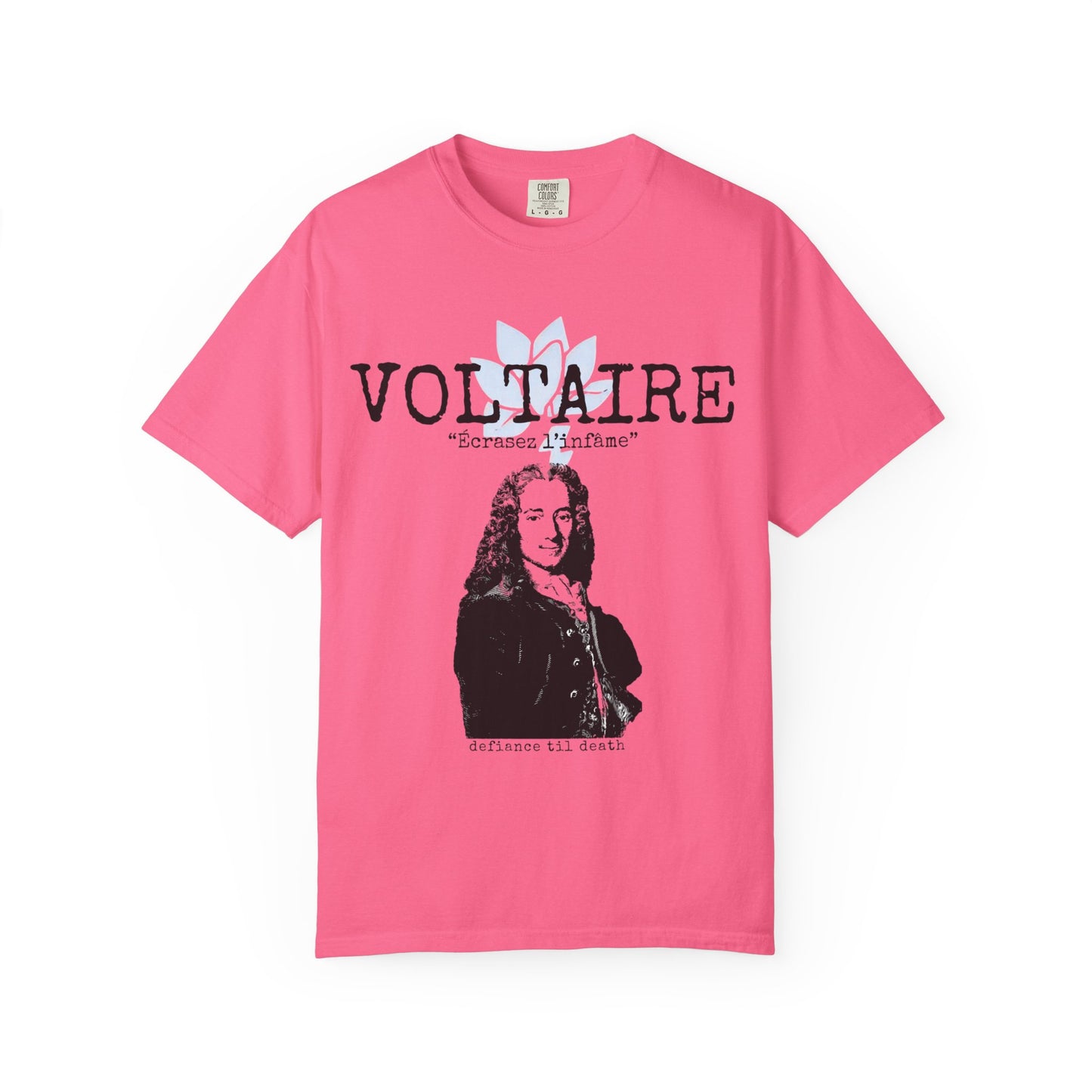Voltaire Quote Unisex T-Shirt - Artistic Philosophy Tee for Literary Enthusiasts