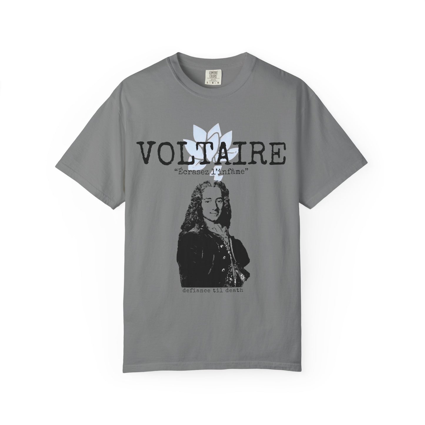 Voltaire Quote Unisex T-Shirt - Artistic Philosophy Tee for Literary Enthusiasts
