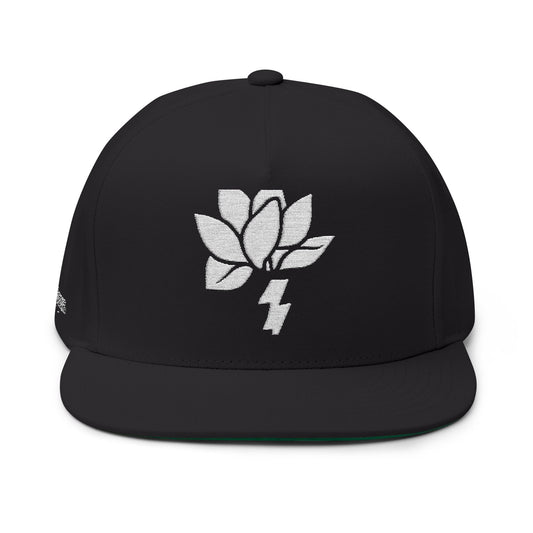 Lotus Lightning Flat Bill Cap - Stylish Embroidered Snapback