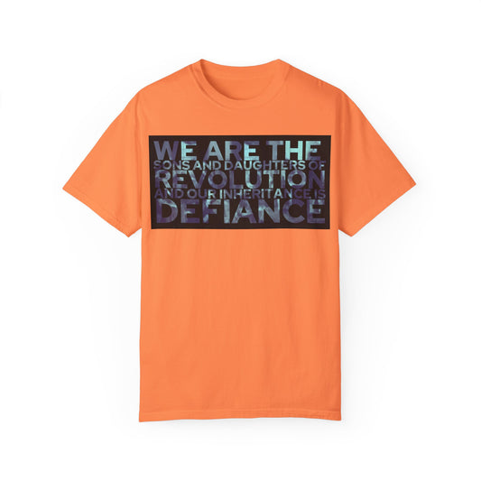 Defiance Revolution Unisex T-Shirt - Statement Tee for Activists