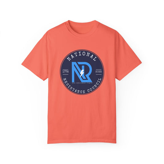 Unisex Garment-Dyed T-Shirt - National Resistance Council - Defiance Till Death