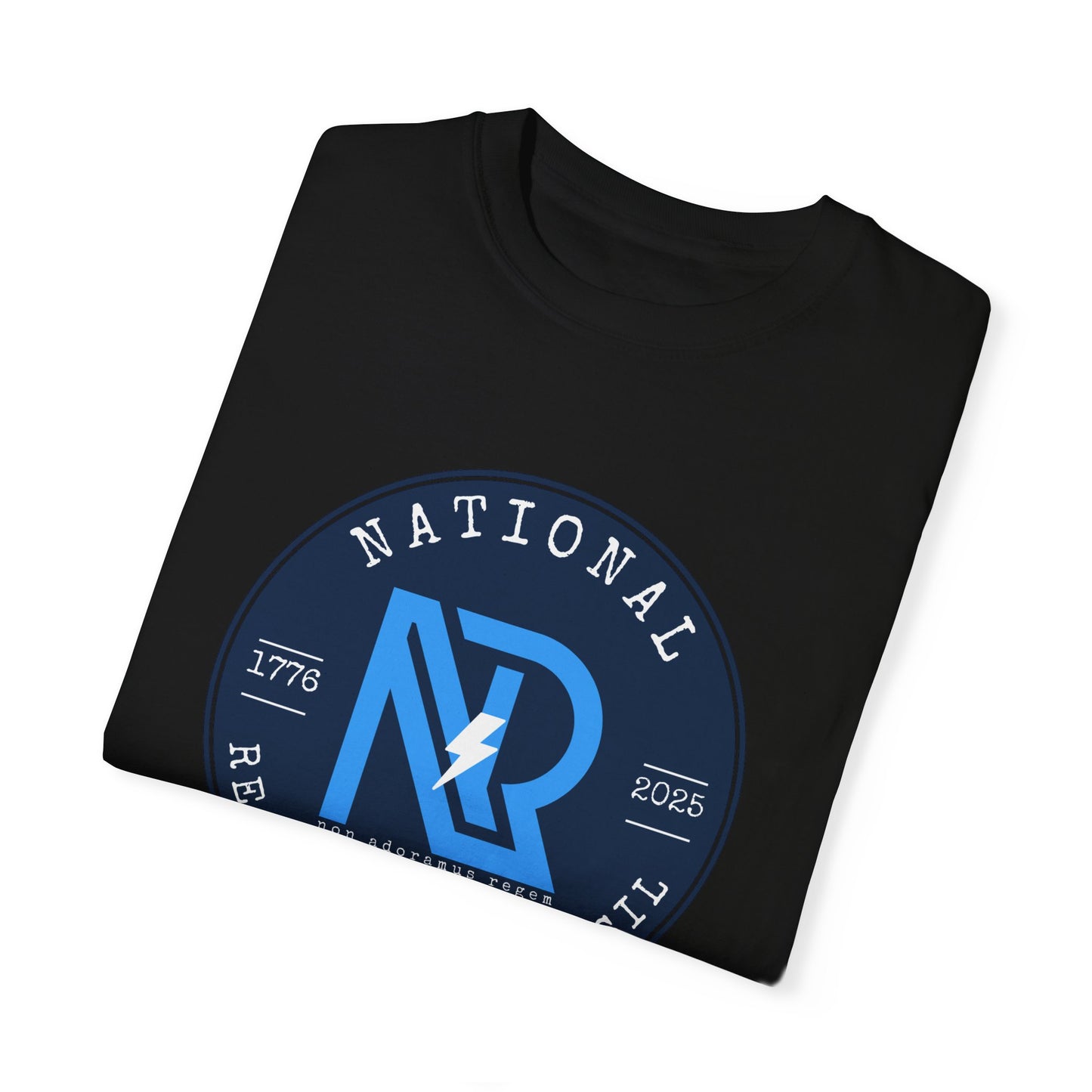 Unisex Garment-Dyed T-Shirt - National Resistance Council - Defiance Till Death