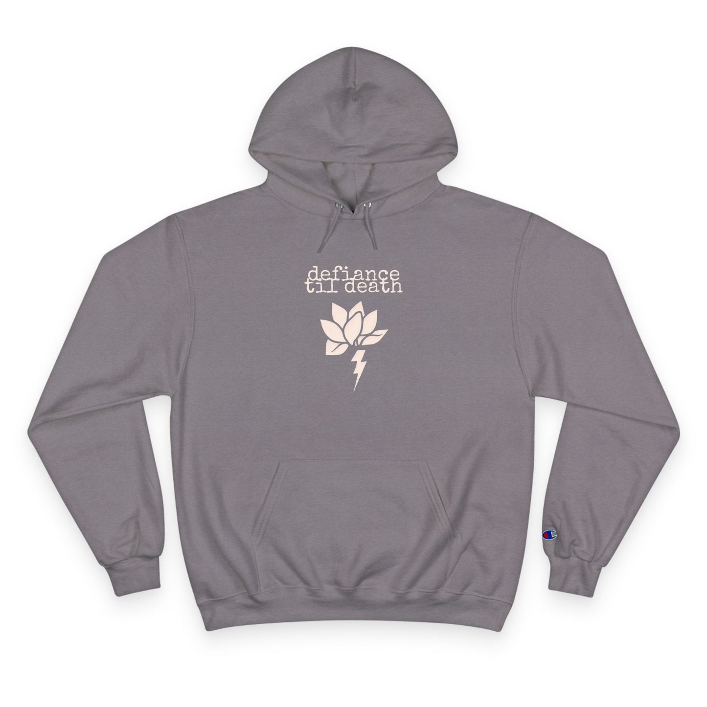 Defiant Lotus Champion Hoodie - Embrace Strength and Resilience