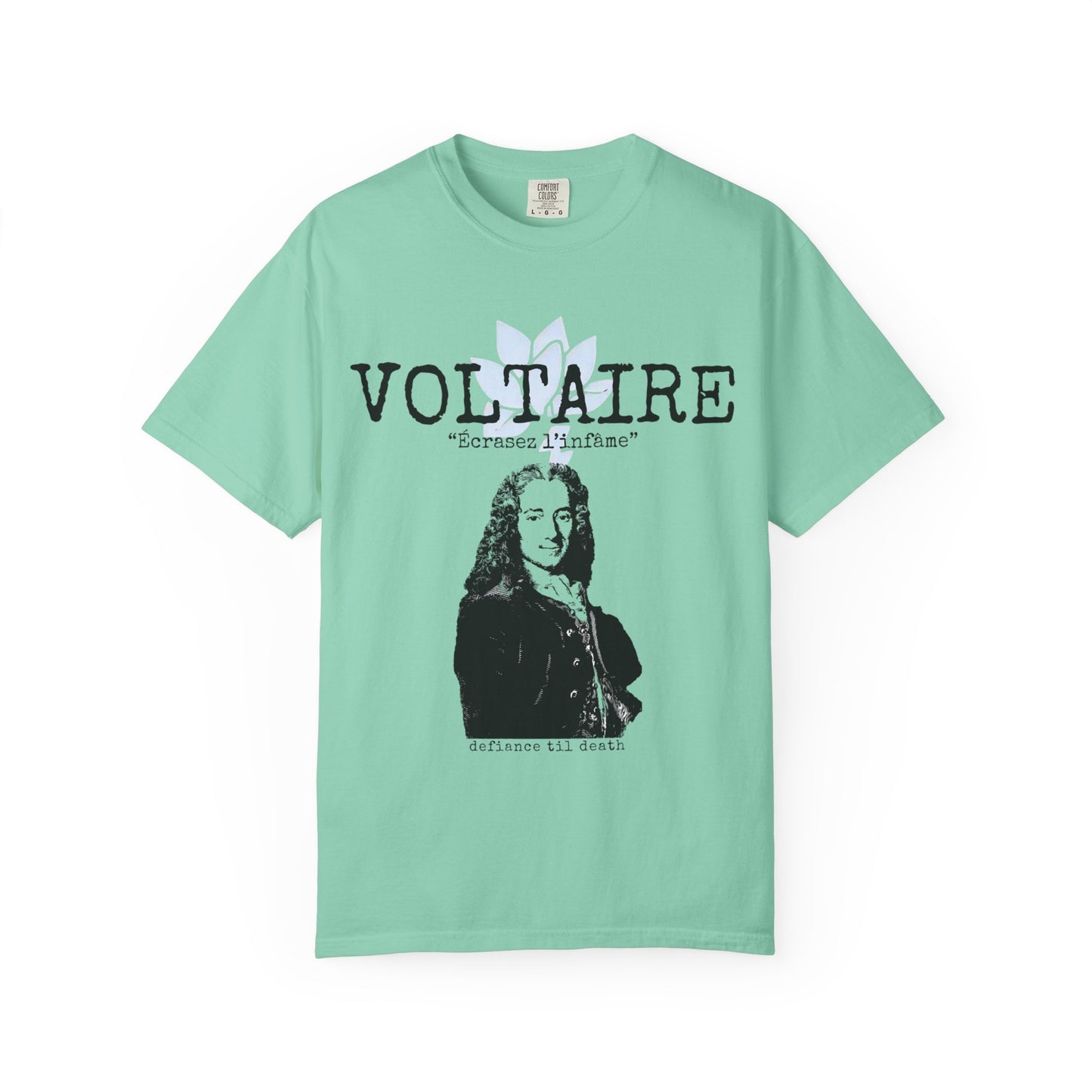 Voltaire Quote Unisex T-Shirt - Artistic Philosophy Tee for Literary Enthusiasts